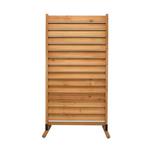 Enclo Privacy Screens EC18031 73.5in H x 37.625in W Sierra Louvered Premium Wood Freestanding or Surface Mounted Privacy Screen Kit (1 Screen)